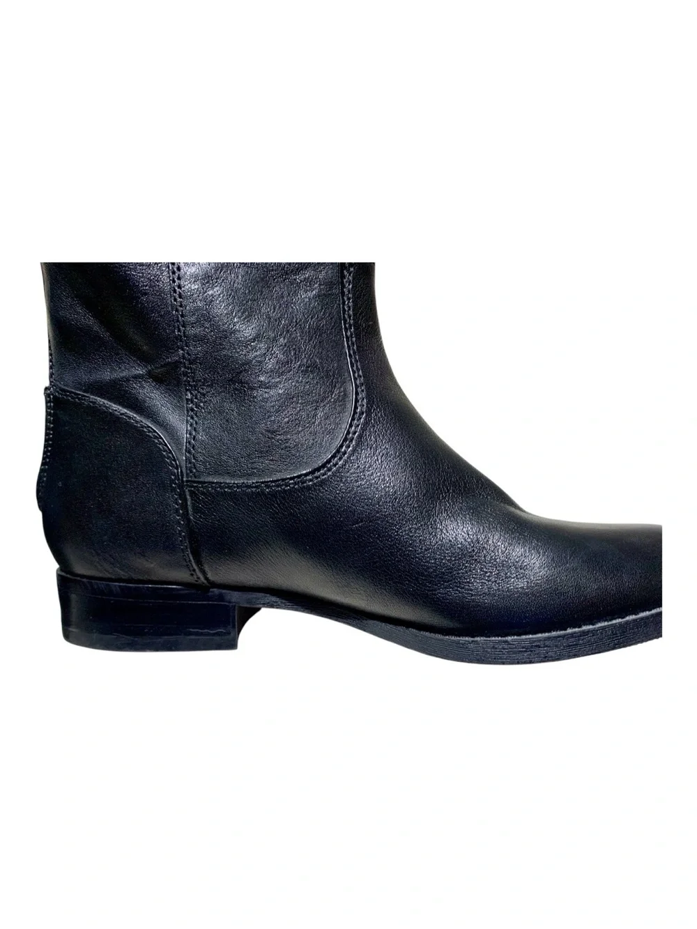 Arturo Chiang Black Leather Over-the-Knee Riding Boots Size 7.5